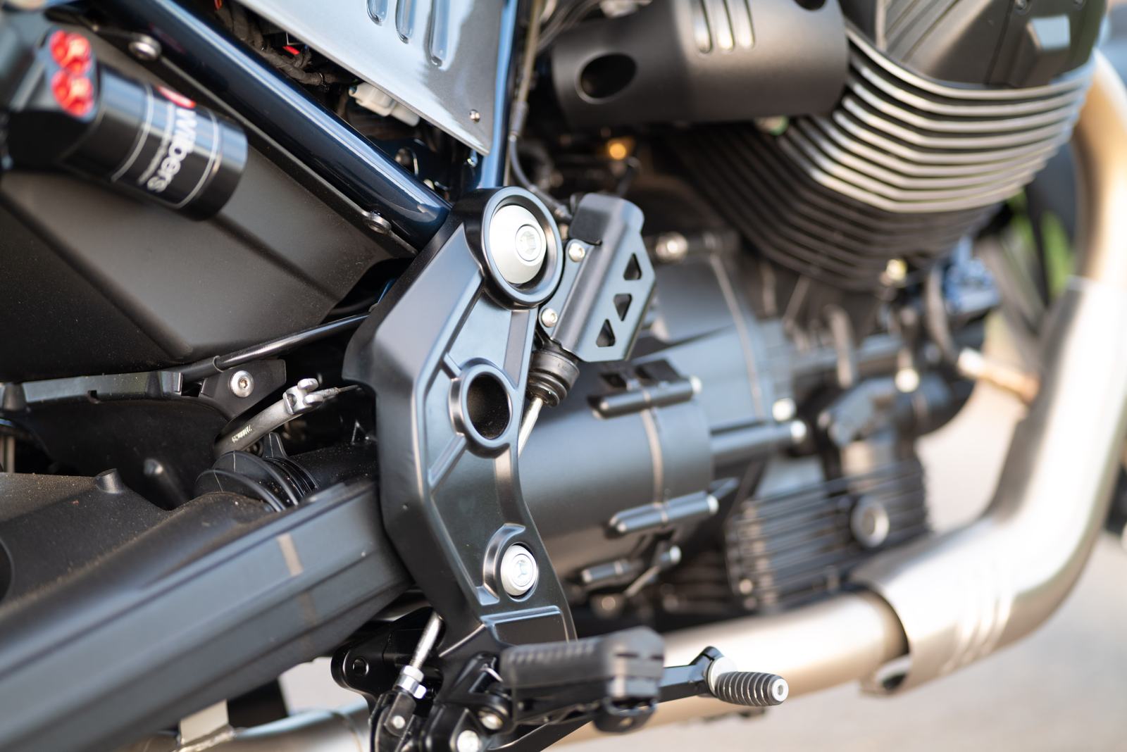 Motor und Rahmen im Detail